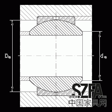 關(guān)節(jié)軸承 GE10-PB, 根據(jù) DIN ISO 12 240-1 標(biāo)準(zhǔn)，尺寸系列 K，需維護(hù)